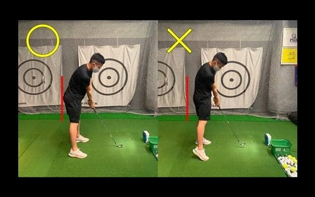 ゴルフスイング中に起き上がる方必見！前屈はしっかりできますか？