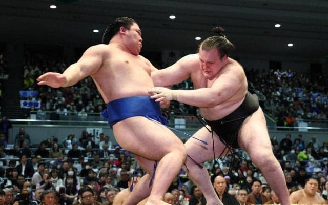 綱とりの安青錦は「一喜一憂しないのがいい。上がるには大事なこと」と八角理事長が評価