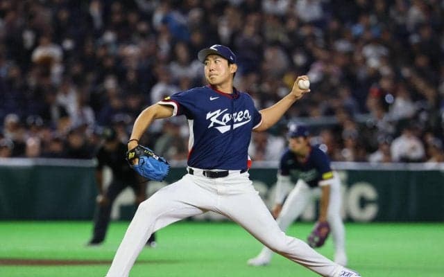 【WBC】韓国の先発左腕・孫珠瑛が左肘痛で離脱　マイアミ行きのチャーター機には乗らず帰国