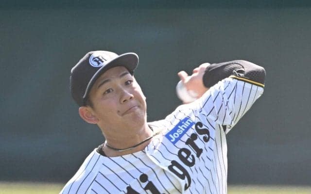 【阪神】「先発６枠」視野の伊原陵人「今年も挑戦する年。去年と変わらない」２年目の慢心一切なし