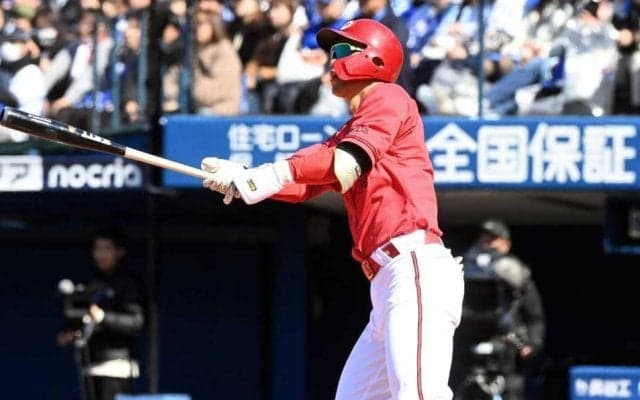 広島・中村奨成　２番起用に「適応できている」新井監督期待かける　四球で好機拡大＆２ラン　オープン戦打率２位