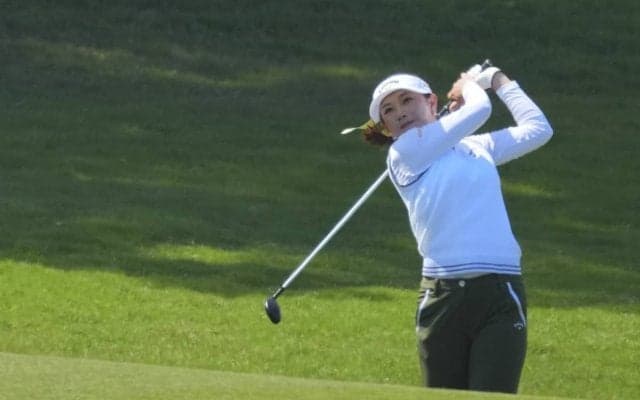 7番でただ一人「奇跡のバーディ」 “大会の顔”河本結が見せたビッグプレー