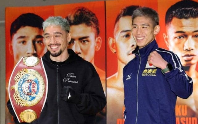 飯村樹輝弥　初の世界戦に笑顔　王者・アンソニー・オラスクアガの誉め言葉に呼応「イケメンだと思うが、笑顔で勝ったなと」