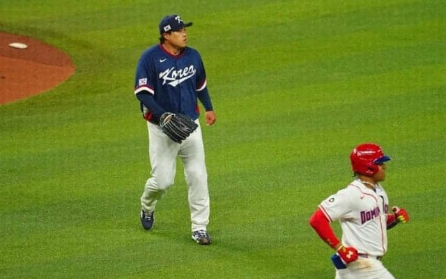 韓国代表、先発左腕が2回持たず痛恨KO　ドミニカ共和国打線に早速捕まる…ゲレーロJr.“神走塁”