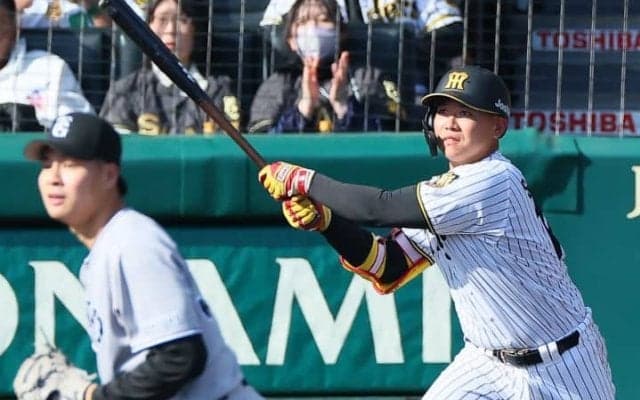 阪神に現れた“逸材”が「ヤバかった…」球界OBが注目「丁寧だよ、バッティングが」「80－90パーセントの力で放り込める」話題の強打の捕手