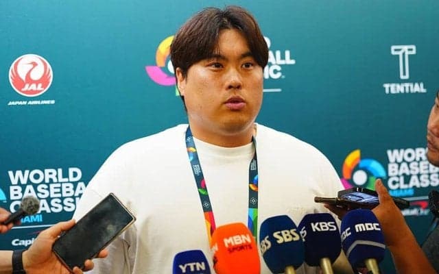 韓国レジェンド左腕、代表引退を明言　WBC準々決勝で2回途中KO「今後は難しい」