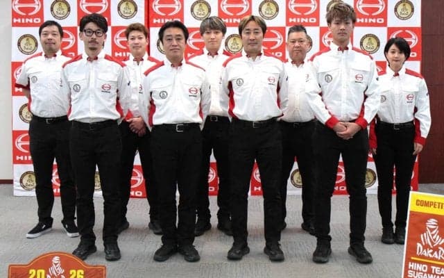 日野チームスガワラが2026年のダカール参戦を報告