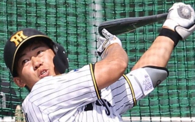 【阪神】ドラ１立石正広、初のライブBPで弾丸アーチ見せた！　