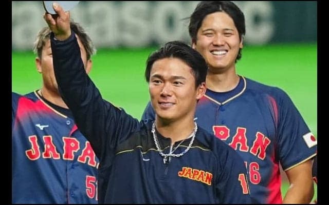 侍J・山本由伸＆佐藤輝明ら5人が「スターすぎる」　ベネズエラ戦前の食事会が「豪華な顔ぶれ」