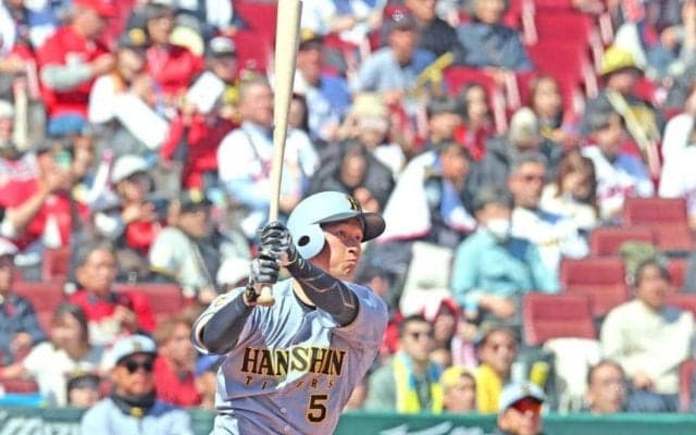 阪神・近本　先頭打者本塁打！ＯＰ戦で５年ぶりアーチ　状態上げてきた虎のリードオフマン打率・３３３