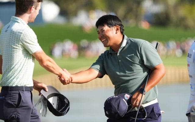 「キライ！」な名物パー3でバーディ！ 久常涼がアイランドグリーンの心境明かす