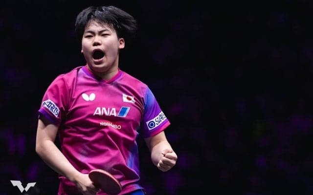 松島輝空、世界王者・王楚欽への雪辱果たし「一番強い選手に勝ててうれしい」　中国撃破のサウスポーが会心勝利に喜び【WTTチャンピオンズ重慶】