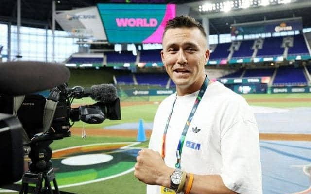 3年前のWBC優勝メンバー「たっちゃん」が訪れる　準々決勝を前に