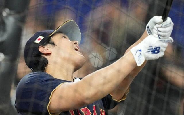 【WBC】大谷翔平がベネズエラ戦「1番DH」第1打席は右中間への豪快先頭打者弾