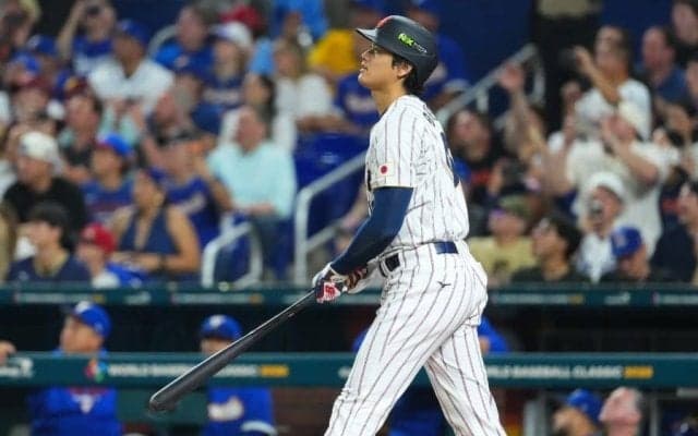 山本由伸2球で被弾→大谷翔平が“お返し弾”　準々決勝は衝撃の幕開け、マイアミ熱狂