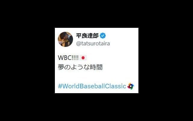 【WBC】日本人初のUFC王者を目指す平良達郎「夢のような時間」ベネズエラ戦を観戦