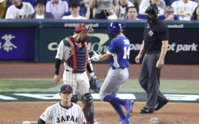 【WBC】山本由伸が２回にトーバーとトーレスに連続フェンス直撃二塁打を浴びて再び勝ち越される