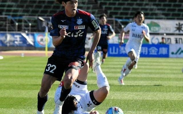 ヴァンフォーレ甲府は6連勝ならず　得点奪えずいわきに敗れる