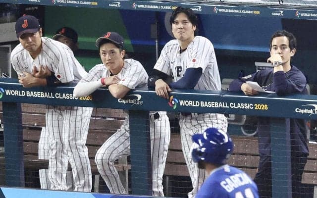 【WBC】大谷翔平、第４打席は見逃し三振　打撃妨害アピールしチャレンジするも失敗に終わる