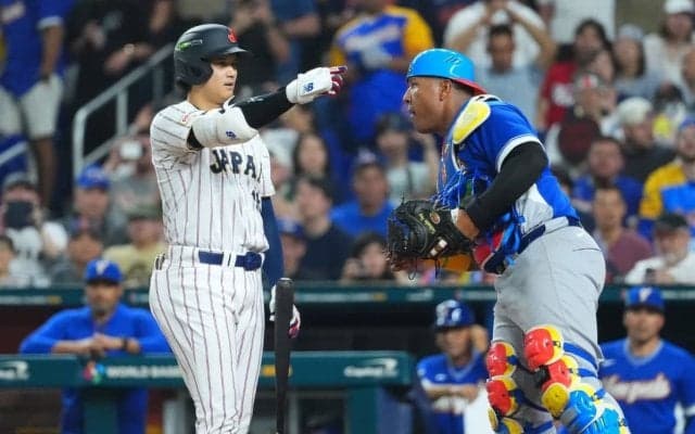 【WBC2026】打撃妨害？大谷翔平のチャレンジ実らず……ファールチップを“ミット接触”と勘違いか