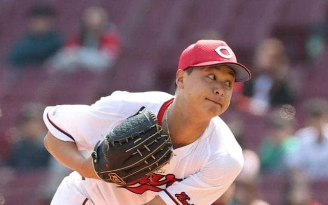 広島　開幕ローテ候補の森が５回無失点の好投　ドラ１・平川が先制の右犠飛　ドラ５・赤木もロングリリーフで存在感