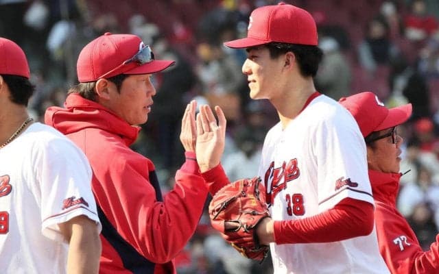 【広島】新井貴浩監督「考えたい」ドラ５赤木晴哉３回０封で先発候補名乗り　開幕６番手持ち越し