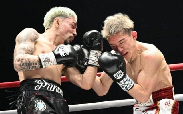 飯村樹輝弥は９回ＴＫＯ負けで王座奪取ならず　王者オラスクアガの強打に沈む