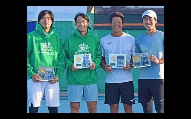  上杉海斗ペア 逆転勝ちでV 