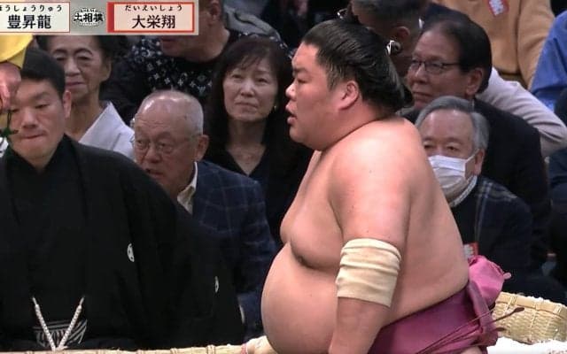 「まだ来る！」“止まらない懸賞”に驚き 大栄翔が豊昇龍“撃破”で大量懸賞と金星ゲット「すごい懸賞」
