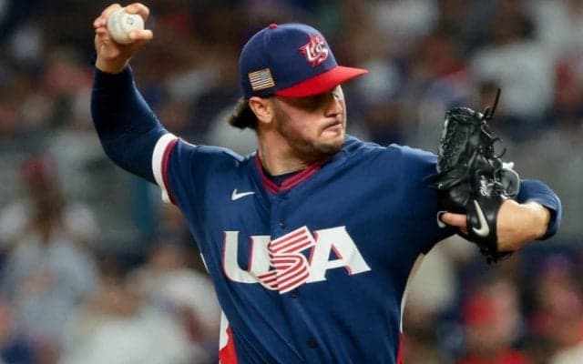 呆然のスキーンズ「レベル高すぎだろ」　WBCでまさかの光景…“絶好調男”に騒然「パワー凄すぎ」