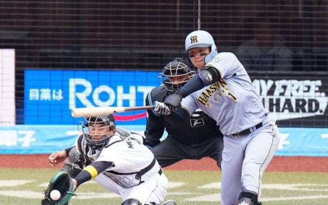 【阪神】チーム合流即スタメン起用の森下翔太、空振り三振と四球の２打席で交代