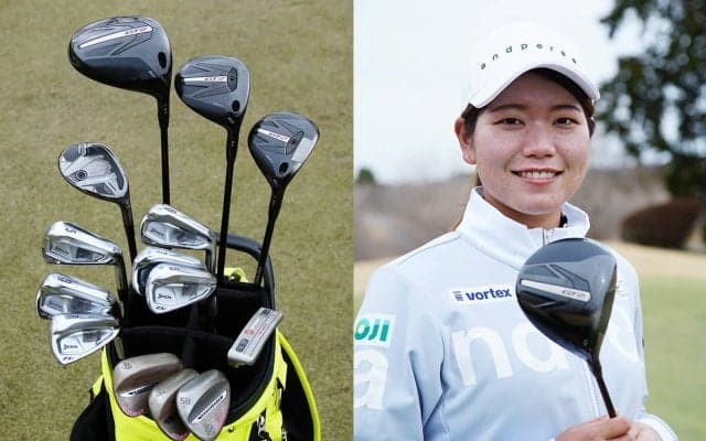 櫻井心那の最新14本 ゴルフ人生初「プロV1x」でパターもオデッセイのプロトタイプに
