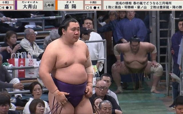 「花道からキタ！」力士に続いて国民的俳優の姿 取組前、カメラが捉えた驚きの瞬間に反響相次ぐ