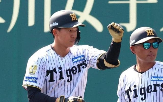 阪神ドラフト１位の立石は初実戦で２打数１安打「反省はあるけど、これからのプラスに」　平田２軍監督「やっぱ雰囲気あるわな」