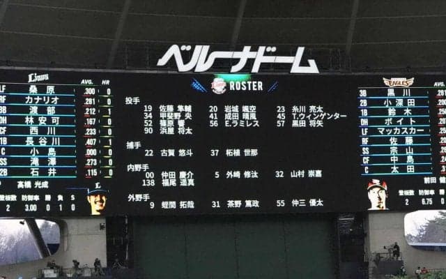 【西武】桑原将志の応援歌に“ガッツマン”継承！　本拠地“初戦”で新加入選手の応援歌お披露目