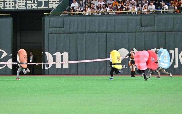 【巨人】戸郷翔征の今季最長４イニング目直前にすしレース　アナゴが独走で今季初勝利飾る