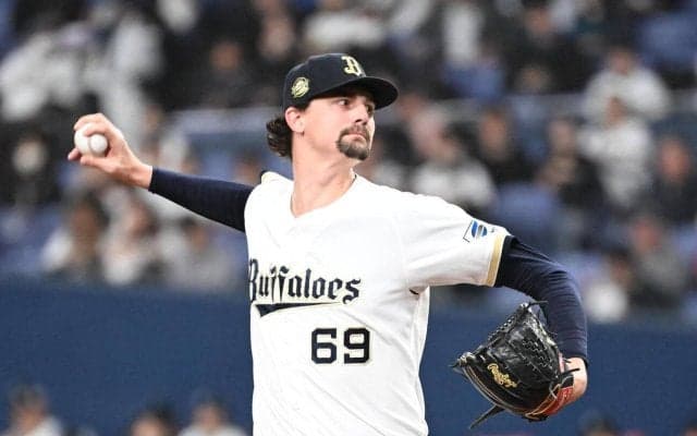 【オリックス】新外国人ジェリー、相撲観戦で力士に刺激　３戦防0.00で開幕ローテに残った