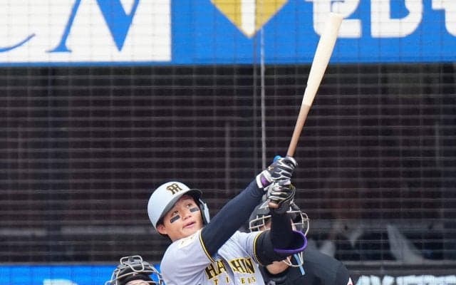 【阪神】森下合流後初アーチ！ドラ３岡城５戦連続安打！ロッテに打ち勝ちOP戦７勝４敗１分け