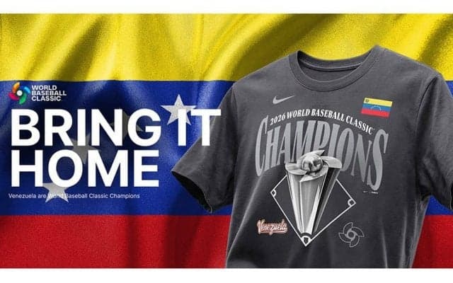 悲願のWBC制覇、ベネズエラの記念グッズが発売　豪華ラインナップ、感動をもう一度