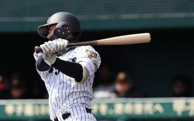 【阪神】ドラ２谷端将伍が１イニング２適時打で４打点「１軍では厳しい球しか来ない」