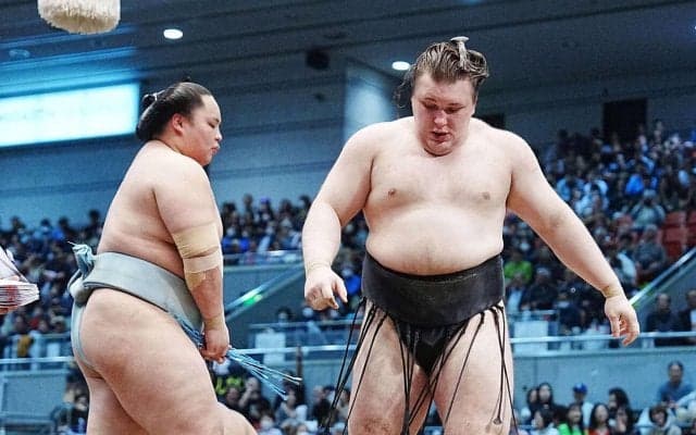 安青錦が６敗目「特に」と淡々　新十両昇進から関取９場所目で連続２桁白星途切れる