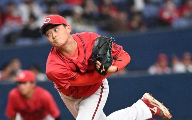 【広島】岡本駿が５回３失点、最速は151キロ「いい感じに出力は出ていた」３回以降は３者凡退