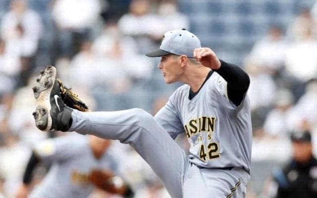 阪神・ルーカス　制球に苦しみながらも５回２失点　４・１ＤｅＮＡ戦デビュー確実「いいものが出せるように」