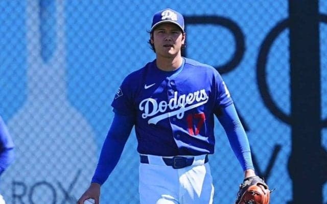 大谷翔平がいるのに「かなりレア」　ド軍の並びに“違和感”…早朝5時に騒然「初めて見たかも」