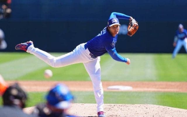 大谷翔平、OP戦で4年ぶりの白星　最速161キロ…5回途中4K無失点、二刀流開幕に弾み