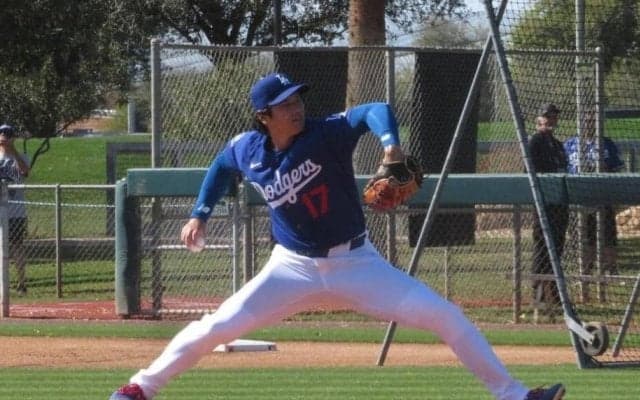 大谷翔平、圧巻の５回途中１安打無失点４Ｋ　オープン戦初登板　３年ぶり開幕二刀流へ手ごたえ６１球　最速１６１キロ　落差３５キロカーブで三振奪う