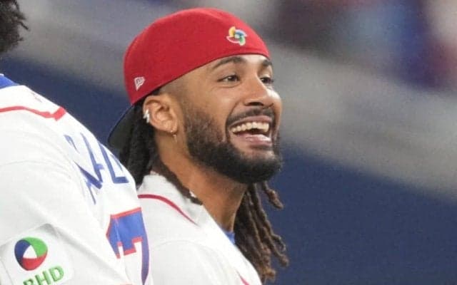 タティスJr.から飛び出した日本語　異色コラボで…ファンほっこり「かわいい」「天才すぎる」