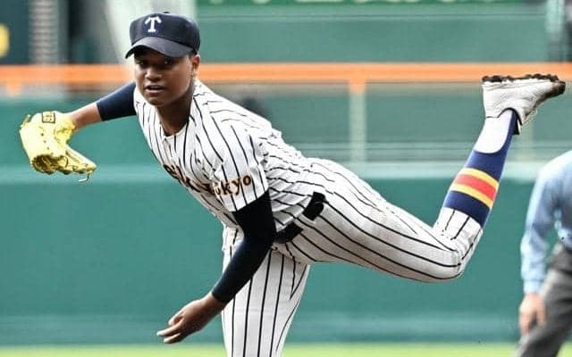 帝京の仁礼、夏王者に粘投　開会式直後のマウンド「緊張しなかった」