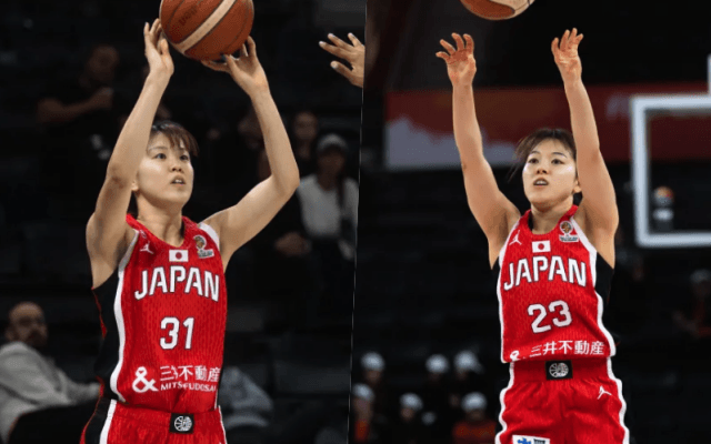 W杯予選で3Pを高確率で沈めた女子日本代表…平下が53.8％でグループ首位、山本も3位にランクイン
