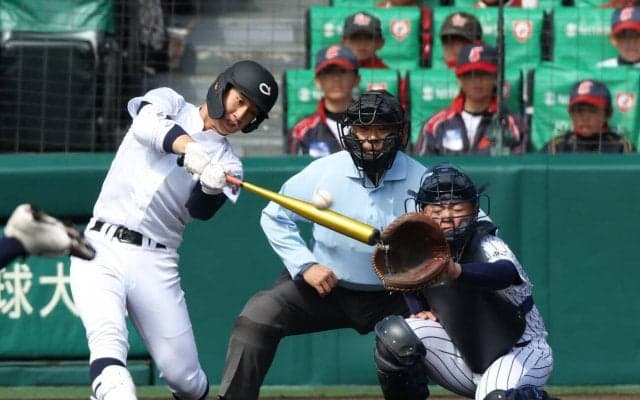 【センバツ】歴史的な「DH初安打」中京大中京・川石大空「守備は考えなくていい。打撃に集中」